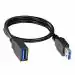 Storite USB 3.0 Male to Female Extension Cable 5GBps for Laptop/PC/Mac/Printers 30cm