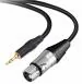 SeCro 3.5mm Male to XLR Female Cable - Professional Low Noise Microphone Cable (15 Meter)