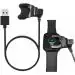 MEERtronics Universal Clip 2-Pin Cable Smartwatch Charger, Charger for Smart Watch-Black Color