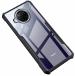 ANKIRANT Xiaomi Redmi Mi 10i 5G, Mi 10T Lite 5G Transparent Black Bumper Plastic Hybrid Crystal Clear 360 Protection Camera Protect Back Case Cover