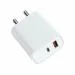 Ziox Zoom 20W USB & Type-C Dual Output PD Super Fast Charger Wall Adapter Quick Charge 3.0 & Power Delivery 3.0 Compatible for iPhone 13/13 Mini/13 Pro Max/12/12 Pro Max, iPad Mini/Pro, Pixel, Galaxy, Airpods Pro (Adapter Only)