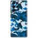 Orgic India Samsung S21 Ultra Camo Blue Mobile Skin