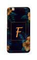 Tweakymod Printed Floral F Back Cover For Vivo V5, V5S, Y66, Y67