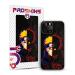 PROSKINS Dark Shadow 3D Textured Mobile Back Skin/Sticker Only for Xiaomi Redmi Note 9