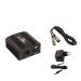 Powerpak Black Metal 48v Phantom Power Supply 1 Channel For Condenser Microphone Music Recording Equipment