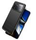 Golden Sand Carbon Fibre Case for Poco X4 Pro 5G Back Cover Case, Shockproof Rugged Durable Drop Protection Tested for Poco X4 Pro 5G, Black