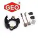 GEO Self Starter Carbon Plate Assembly/Brush holder and Brushes for Assembly for Motorcycle & Scooters (Honda Activa, TVS PEP, TVS Star City, Yamaha FZ16)