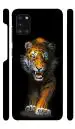 YAPZONE | Designer Back Case Cover for Samsung Galaxy A31 | Lion Black |