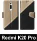 Sbms Redmi K20 Pro Black Artificial Leather Shock Proof Flip Cover