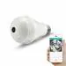 V.T.I PRO Fisheye 360 PANORAMIC WIRELESS CCTV CAMERA AND SMART LED BULD WITH HOLDER - SUPPORT 64GB SD CARD SECURITY
