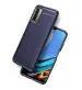 Golden Sand Back Cover Case Carbon Fibre for Redmi 9 Power, Blue