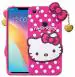 Cloudza Vivo Y81 Pink and White Silicon Scratch Resistant Mobile good back Cover