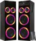 DH Discovery DJ 2727 4000 W Home Theater (Wireless Mic, Remote Control, RGB Light) 4000 W Bluetooth Tower Speaker (Black, 2.0 Channel)