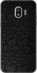 SRG INFOTECH Samsung Galaxy J2 Pro Mobile Skin (Black Abstract)