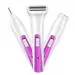 PAINLESS White & Purple 3 in 1 USB Body Hair Remover