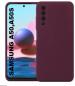 Newselect Samsung Galaxy A50S, Samsung Galaxy A50 Maroon Rubber Back Cover