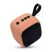 Pebble Orange Comet TWS With In Built Microphone FM SD Card Slot Multiple Playing Options Bluetooth Speakers 5 Watts