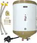 DIGISMART 35 ltr Storage 2 KVA 5 Star ABS Top Bottom, HD ISI Element Geyser with Special .85MM Anti Rust Coated 304 L SS TANK (Ivory) with Free Installation Kit and adjustable outer thermostat 2 Years Warranty