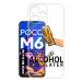 Snazzy Multicolor Silicon Shock Proof Back Cover for POCO M6 Pro 5G