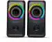 ZEBRONICS Zeb-Warrior 2, 2.0 Speaker for PC, Laptops, Desktop with 5 RGB Light Modes, USB Powered, AUX Input, Volume Control Pod