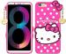Mintak Oppo A83 Pink and White Silicon Scratch Resistant Mobile Back Cover