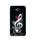 Casotec Music Design Printed Silicon Soft TPU Back Case Cover for Micromax Canvas Juice 4 Q382