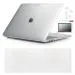 iFyx Compatible with MacBook Pro 15 inch Case Cover A1990 / A1707 with Touch Bar Id 2020-2016 Release, Protective Plastic Hard Shell Case Cover + Keyguard Skin + Screen Guard (Crystal Clear)