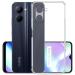Casotec Slim Soft Silicon *Anti Dust Plug* Shockproof Transparent TPU Back Case Cover for Realme C33 4G - Clear