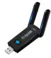 Tech Gear High Speed Plug And Play USB3.0 Interface 2.4G/5G Fast Connection WiFi Adapter Dual Band High Speed Plug And Play USB3.0 Interface USB Hub (Black)