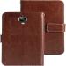 Tingtong Flip Cover for OnePlus 3T PU Leather Vintage Case with Card Holder and Magnetic Stand (Brown)