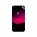 GADGETSWRAP Printed Vinyl Skin Sticker for Apple iPhone XR - Dark Pink Sky