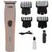 GW USB Rechargeable Professional Hair Clipper G W - 9759 Corded and Cordless Trimmer 90 min Runtime 2 Length Settings, Gold