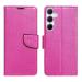 A D Enterprises Net Pink Flip Cover for SAMSUNG A55 5G | Magnetic Case | Shock Absorbent | Flip Cover SAMSUNG A55 5G