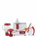Alibaba Super Combo Magic Dry Iron (750 W, Red) & Superlet 550 Juicer Mixer Grinder (2 Jars, White, Red)