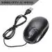 BOPUD 3D Wired Plug & Play Optical USB Mouse For Laptop,Computer with clickable Scroll Wired Optical Mouse USB Wired Mouse With LED Light