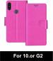 Sbms 10.Or G2 Pink Artificial Leather Shock Proof Flip Cover