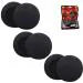 Crysendo Black Headphone Cushion (Pack of 6)
