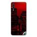 GADGETSWRAP Printed Vinyl Skin Sticker for Samsung Galaxy A70 - red sky at night new york city