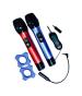 kh Speech and Teaching Wireless Microphone UHF Dual Handheld Dynamic Mic with Rechargeable Receiver for Amplifier, PA System and Karaoke