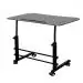 KIVA Smart Multi-Purpose Laptop Table Matte / Wood Portable Laptop Table  (Finish Color - BLACK, Pre Assembled)