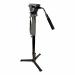 Digitek (DMP-70H) Professional Monopod with 3 Leg Base & Video Head, Portable & Stable Monopod with Flip Lock, Max. Operating Height: 71 inch (5.9 Feet), Max. Load Upto: (3 kgs)