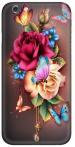 instyler Apple iPhone 6s Plus Matte Vinyl Flower Printed Mobile Skin Sticker with Scratch Resistant Lamination