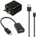 Webilla Wall Charger Accessory Combo For Xiaomi Redmi Y2 (Black)