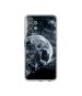 Casotec Skull Smoke Blue Scary Death Design Printed Silicon Soft TPU Back Case Cover for Samsung Galaxy M32 5G / A32 5G
