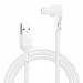 ERD UC-132 USB Type-C, L-Shape Metal Data Cable, 65W Super Fast Charging, High-Speed Data Transfer, Durable 1m Long, Compatible with USB-C Devices, Laptops, and More, White