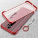 Realcase Red Silicone, Thermoplastic Polyurethane Frameless Bumper Case Back Cover For Xiaomi Pocophone F1