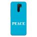 Mobiera Peace Text Design Printed Back Cover Case For Redmi 9 Prime