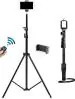 Adzoy Black Combo Of Tripod, Mobile Bracket And Bluetooth Selfie Stick (Pack of 3)