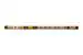 Radhe Flutes PVC Fiber A Sharp Bansuri Base Octave LEFT Handed