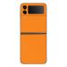 GADGETSWRAP Premium Material Skin Vinyl Decal Sticker Compatible With Samsung Galaxy Z Flip 4- Night Glow Orange